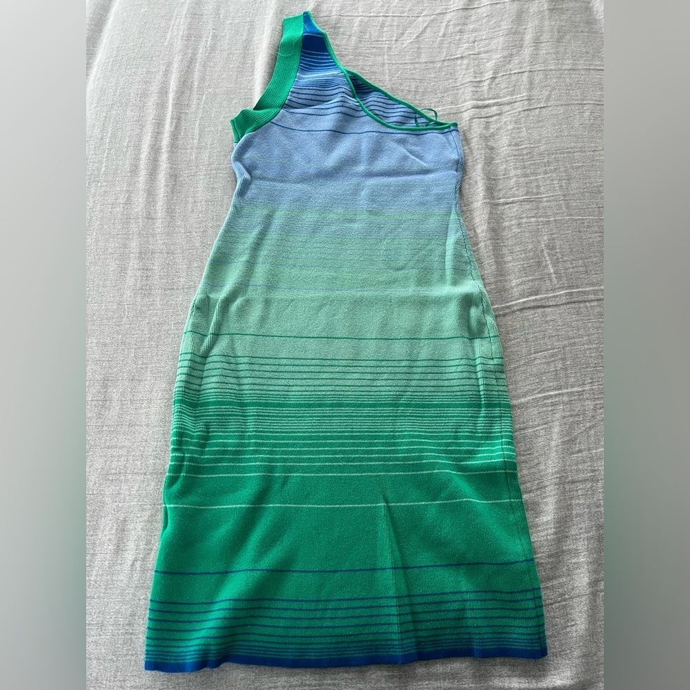 NWT Urban Outfitters Jax One Shoulder Mini Dress Size L - Picture 8 of 9